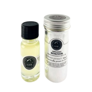 Certified Organic Benzoin Extract (Styrax tonkinensis) in MCT oil 10ml bottle