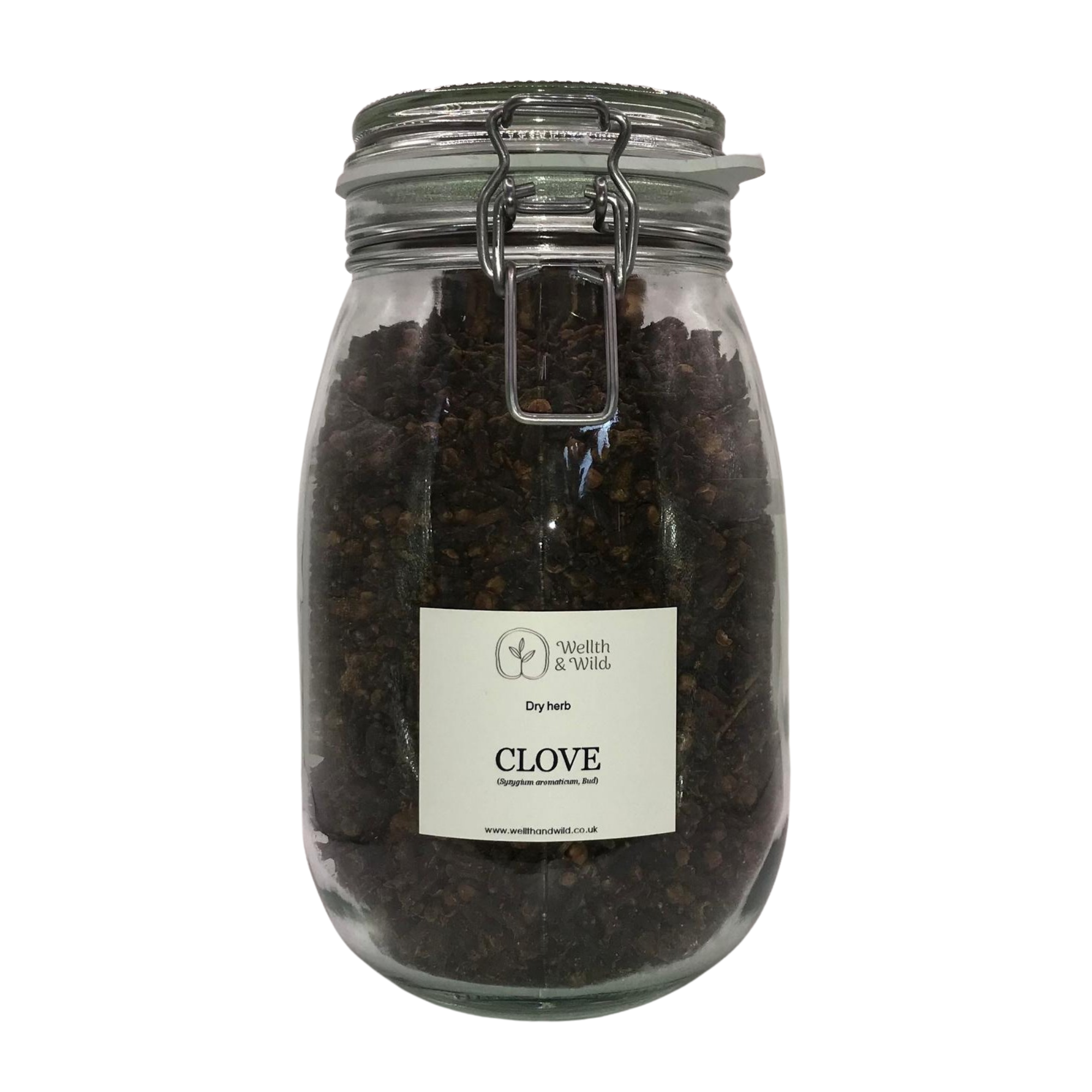 Storage jar containing Clove Bud (Syzygium aromaticum)