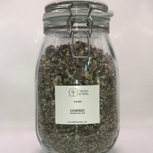 Storage jar containing Comfrey Root