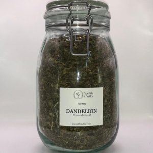 Storage jar containing Dandelion Leaf