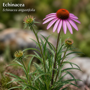 Image showing Echinacea (Echinacea angustifolia) Plant