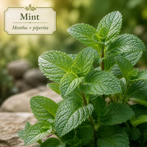 Image showing Mint (Mentha × piperita) plant