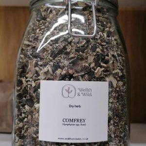 Comfrey (Symphytum officinale) — Cut Dried Root. External use only.