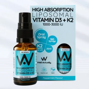 High Absorption Liposomal Vitamin D3 + K2
