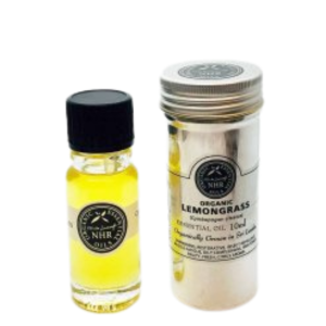 Certified Organic Lemongrass (Cymbopogon citratus) Essential Oil 10ml bottle