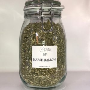 Storage jar containing Marshmallow Leaf