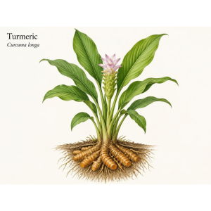 Image showing Turmeric (Curcuma longa) Plant