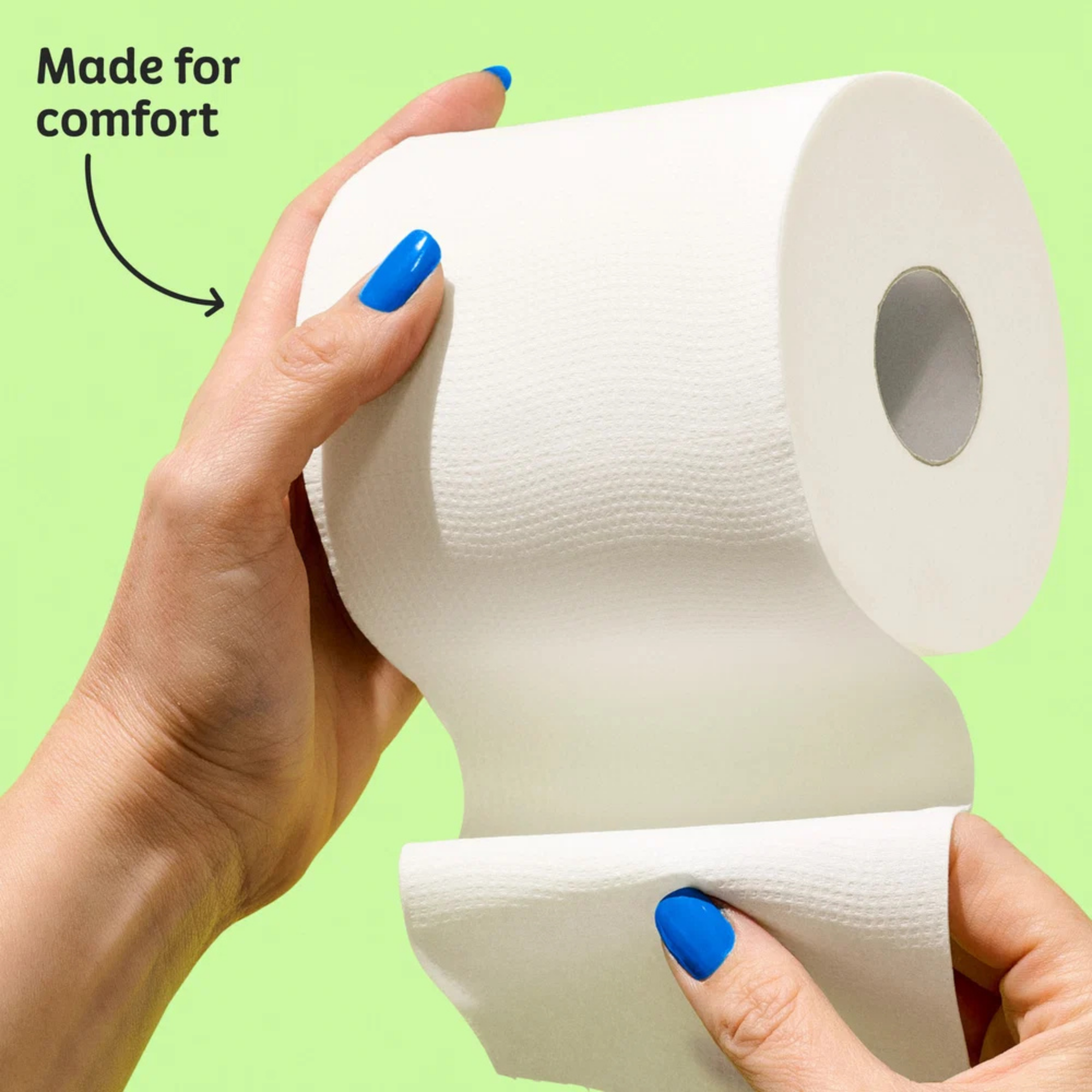 Image showing comfortable feel of bamboo toilet roll