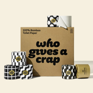 Image showing who gives a crap bamboo toilet paper