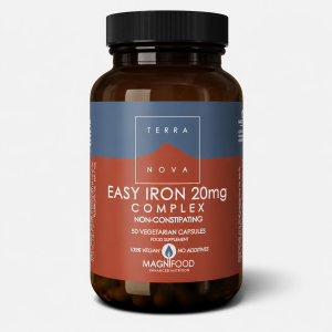 Image showing amber bottle of Terranova Easy Iron capsules