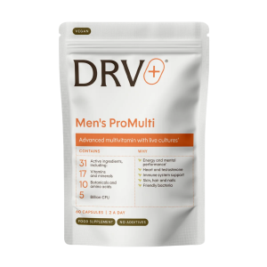 Resealable pouch containg Men's ProMulti Capsules