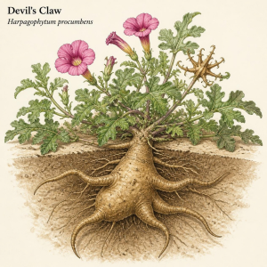Image showing Devil's Claw (Harpagophytum procumbens) Plant