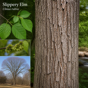Image showing Slippery Elm Bark (Ulmus rubra) Tree